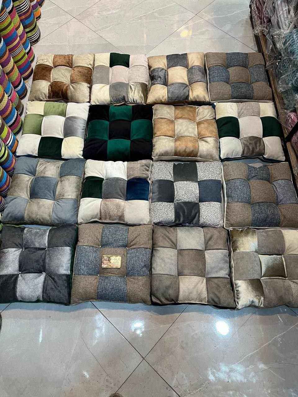 تصویر 2 از قیمت خرید ارزان و عمده نشیمن چهل تیکه مربع و دایره +فروش اینترنتی