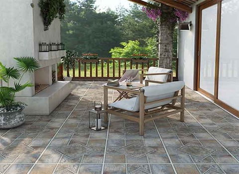 خرید سرامیک پرسلان کف بالکن + قیمت فروش استثنایی