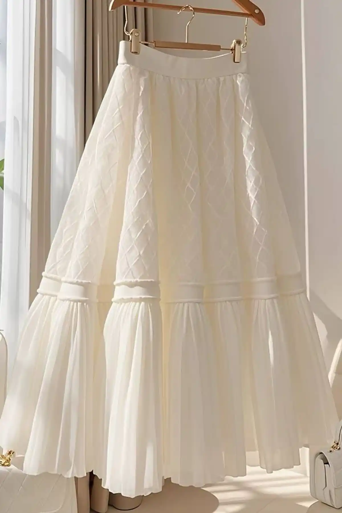 تصویر 1 از خرید عمده دامن پینترستی بلند