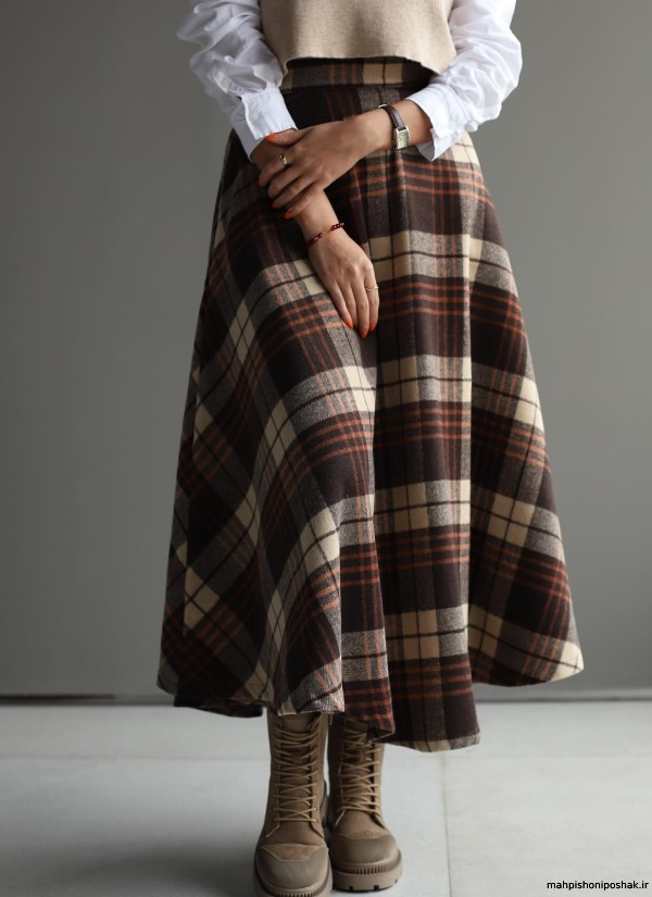 تصویر 5 از فروش عمده دامن کلوش پشمی