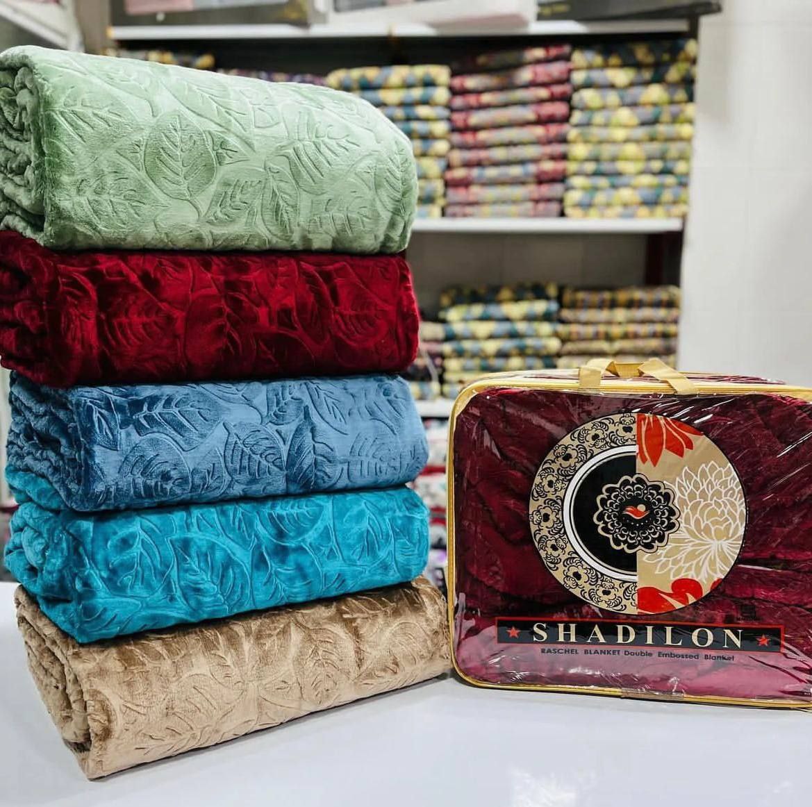 خرید مستقیم از کارخانه + عمده و ارزان پتوی دو نفره شادیلون الوان