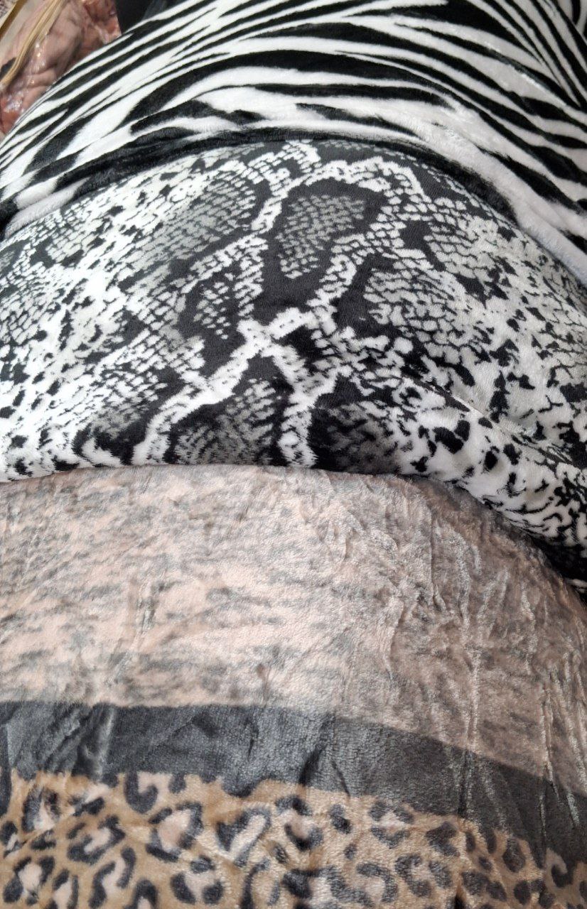 قیمت عمده و کف بازار + پتو پلنگی دو نفره وارداتی ابعاد ۲۲۰ × ۲۴۰