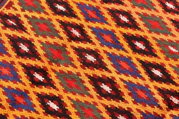 فروش گلیم بافی طرح لوزی + قیمت خرید به صرفه