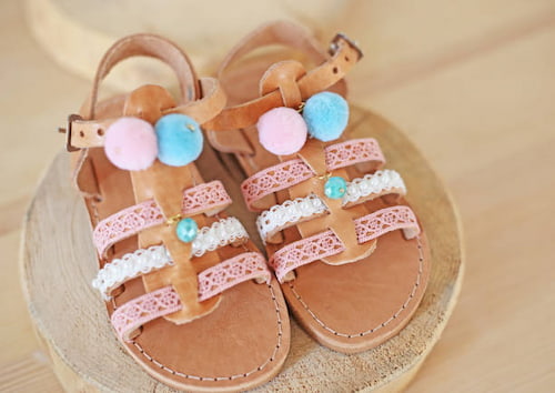 خرید صندل بچه گانه دخترانه + قیمت فروش استثنایی