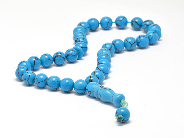 تصویر 1 از قیمت خرید سنگ فیروزه تسبیح عمده به صرفه و ارزان