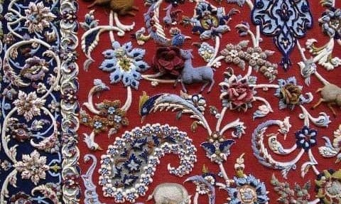 تصویر 3 از خرید جدید ترین انواع قالی جدید گل برجسته