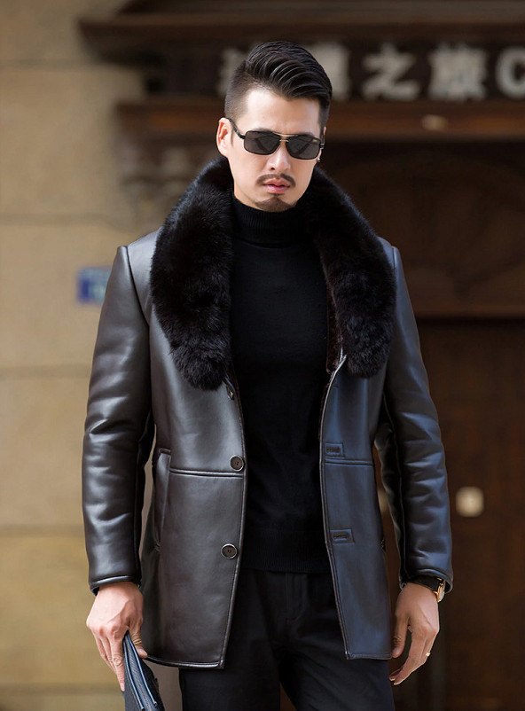 تصویر 5 از قیمت خرید پالتو چرم مصنوعی + فروش ویژه