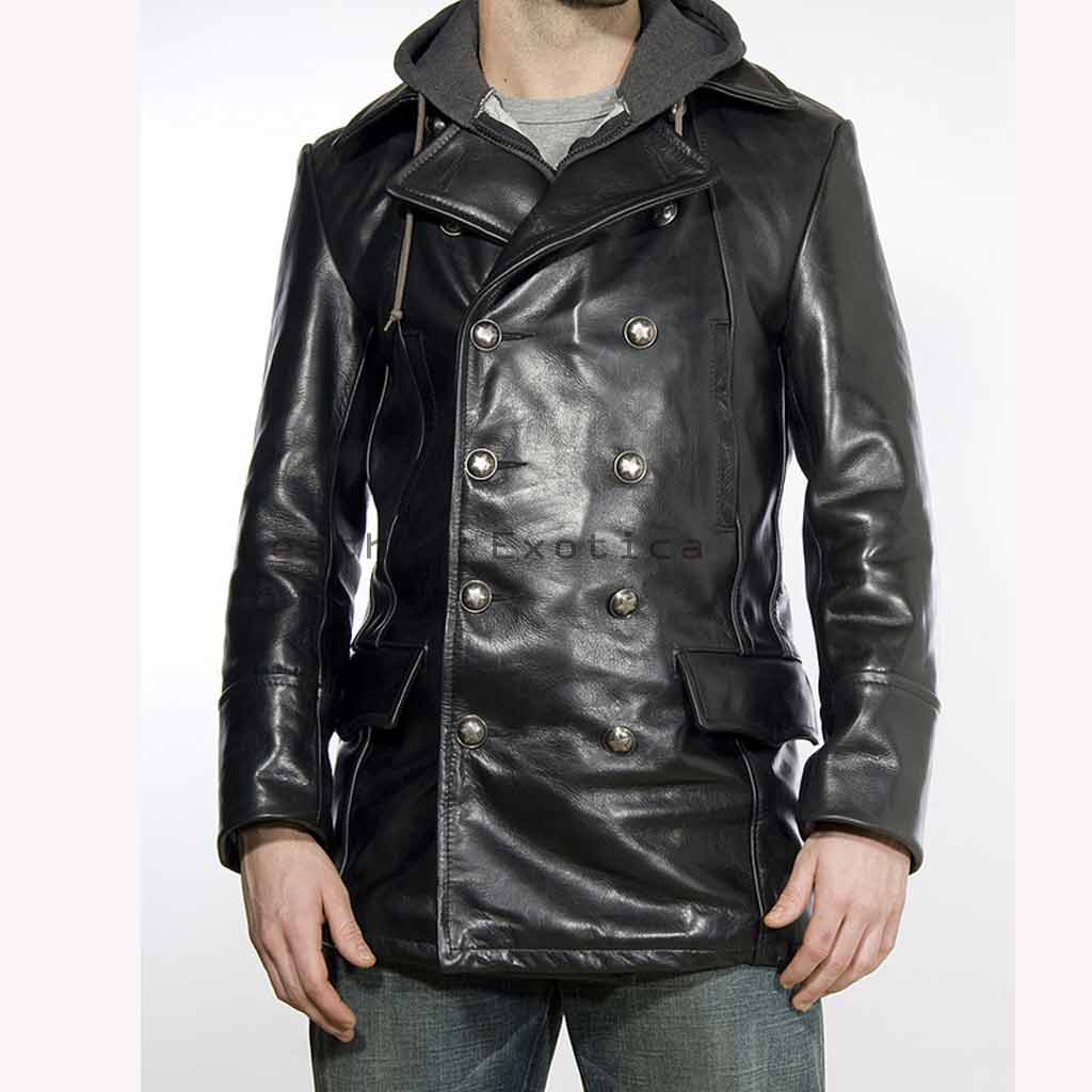 تصویر 5 از قیمت پالتو چرم مردانه با کیفیت ارزان + خرید عمده