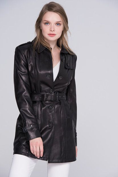 تصویر 5 از فروش پالتو چرم زنانه + قیمت خرید به صرفه