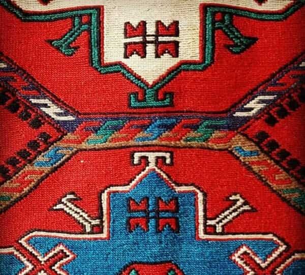 تصویر 2 از خرید و فروش گلیم دستباف سوزنی کرمانی با شرایط فوق العاده