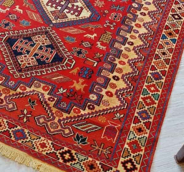 تصویر 1 از خرید و فروش گلیم دستباف سوزنی کرمانی با شرایط فوق العاده