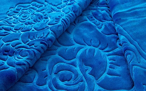 تصویر 1 از قیمت خرید پتو گلبافت گل برجسته ساده + فروش ویژه