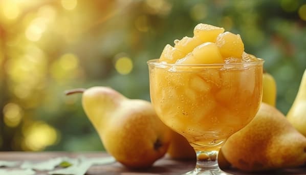 تصویر 1 از قیمت کمپوت گلابی شیرین با کیفیت ارزان + خرید عمده