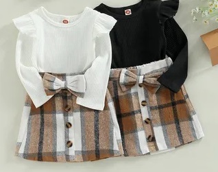 خرید و قیمت لباس پاییزی کودک دخترانه + فروش عمده