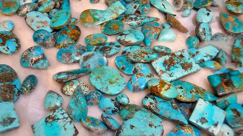 تصویر 2 از قیمت سنگ فیروزه خالص + خرید باور نکردنی