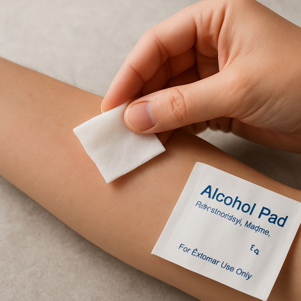 خرید پد الکلی ضد عفونی کننده + قیمت فروش استثنایی