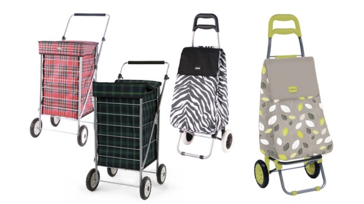 تصویر 1 از خرید چرخ دستی خرید مدل تاشو + قیمت فروش استثنایی