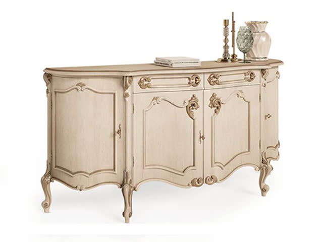 تصویر 3 از خرید آینه کنسول طلایی سلطنتی چوبی