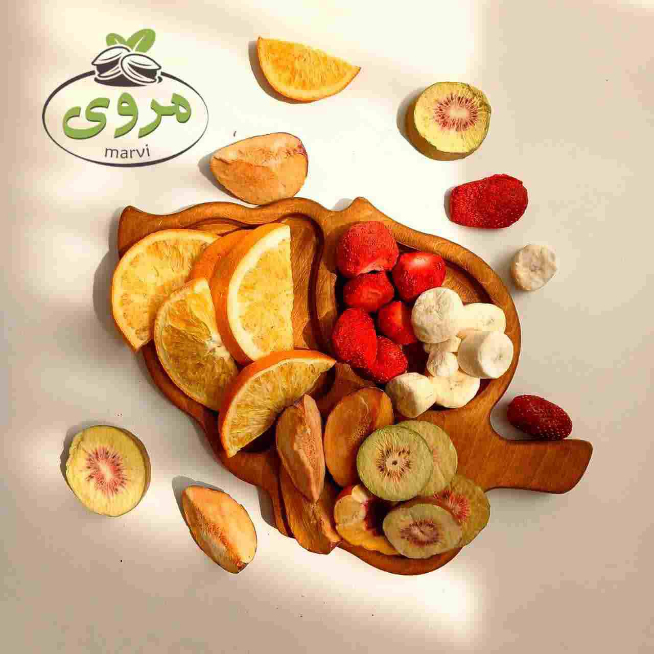 فروش فله میوه پفکی مخلوط + قیمت مناسب