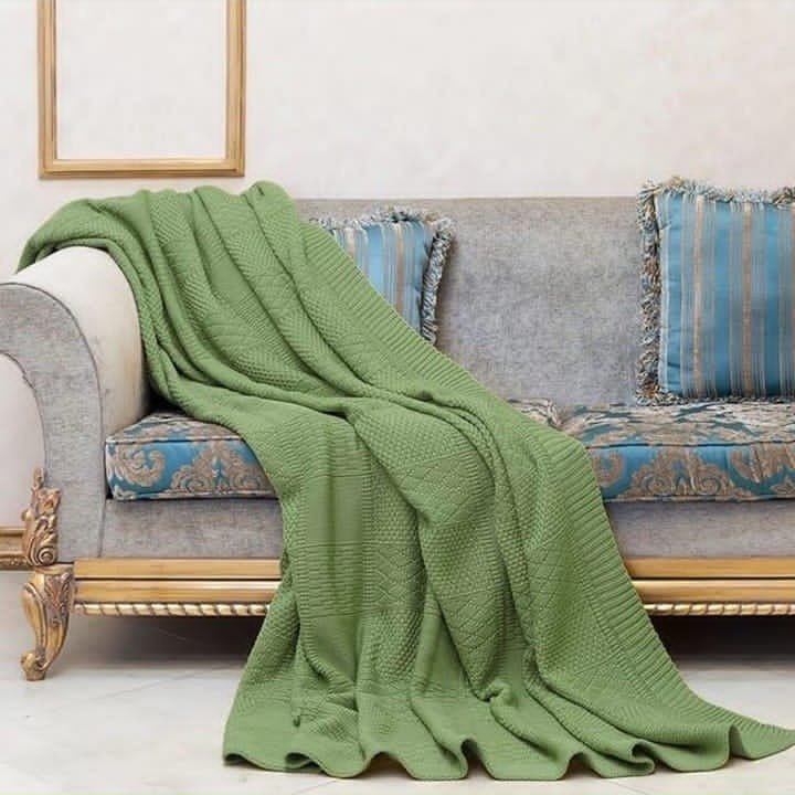 فروش ویژه پتو شال مبل بافتنی ترک + ارسال سراسری