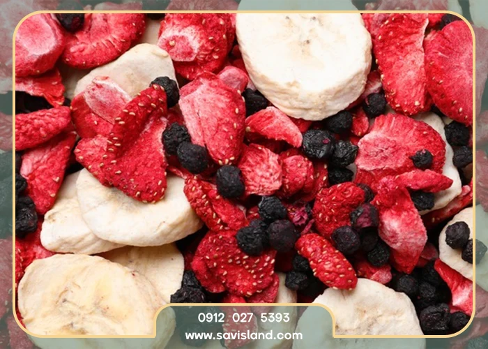 خرید و قیمت میوه خشک پفکی مخلوط ترش + بهترین کیفیت