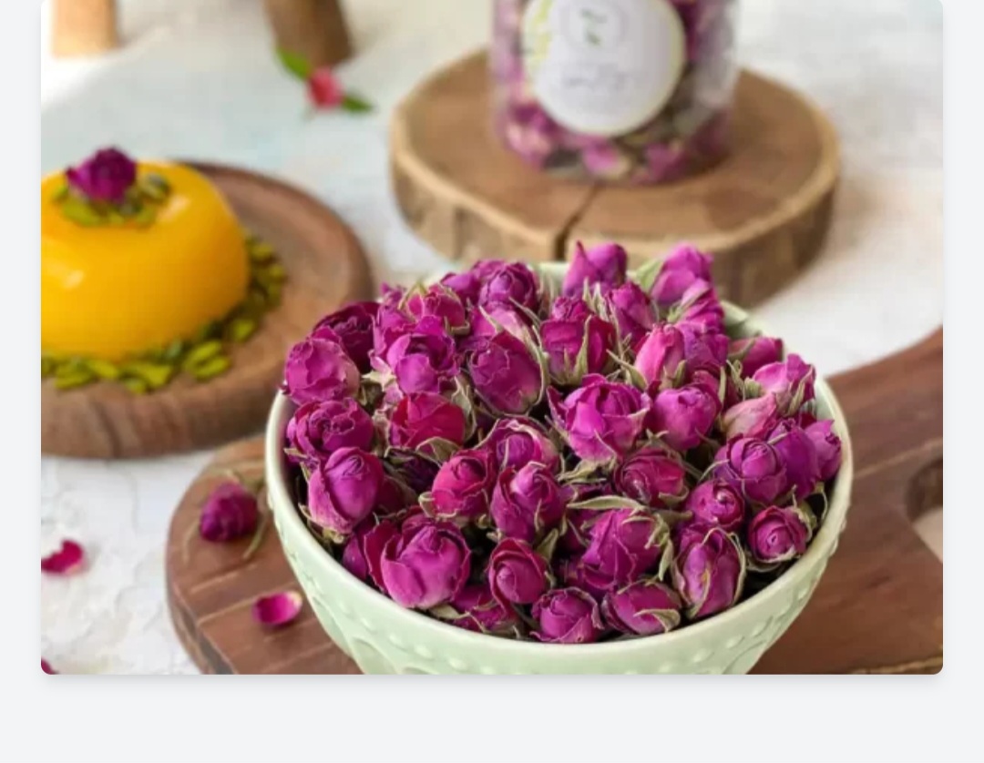 فروش ویژه غنچه گل محمدی ممتاز با کیفیت صادراتی