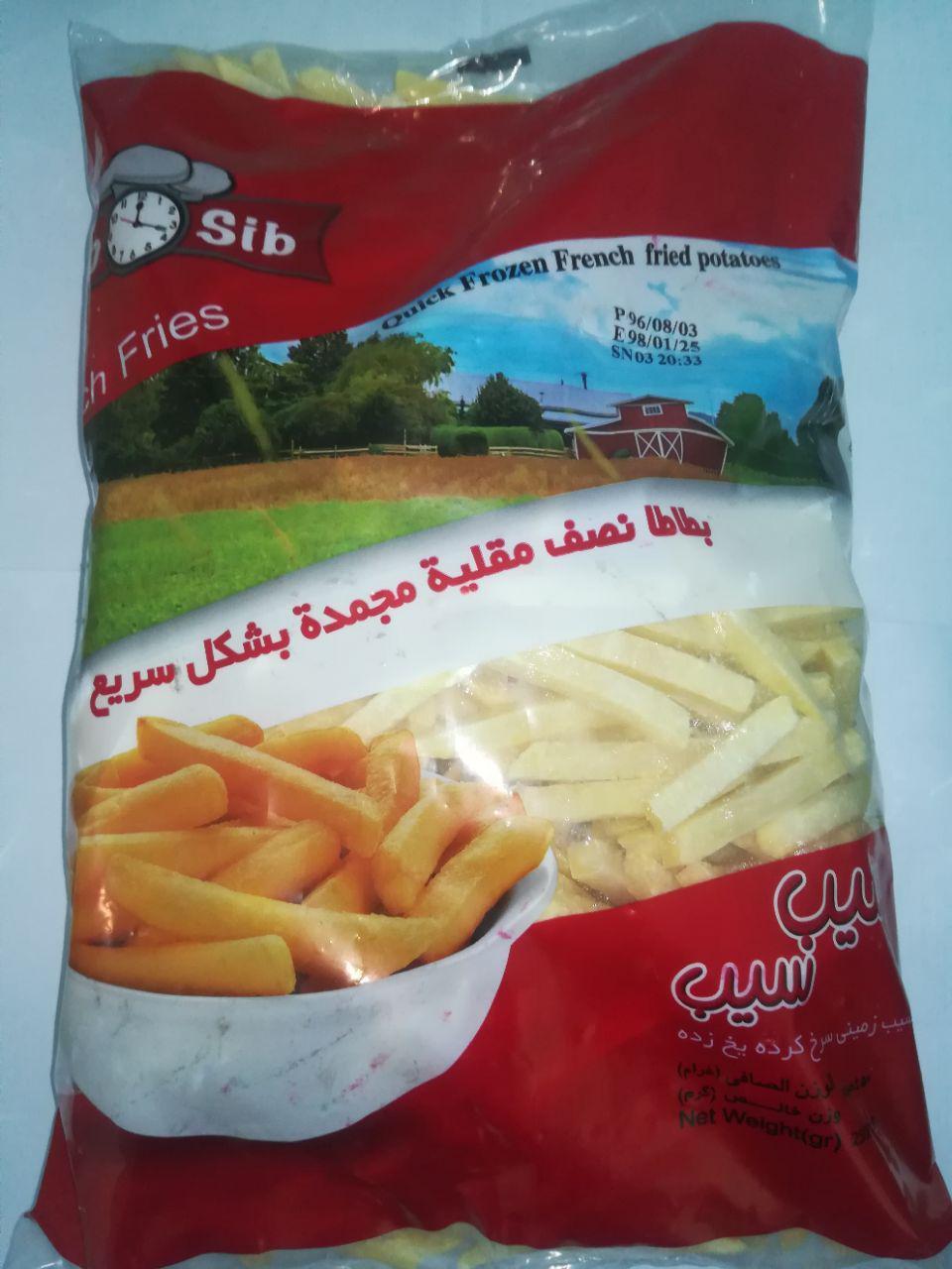 قیمت و خرید فرنچ فرایز سیب سیب + فروش عمده کیفیت صادراتی