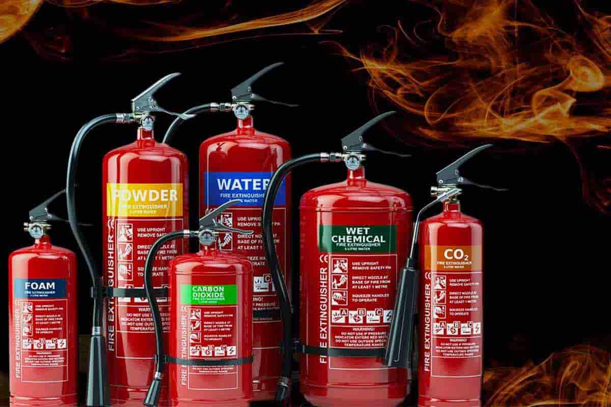 کپسول آتش نشانی پودری استاندارد برای خاموش کردن آتش های خانگی