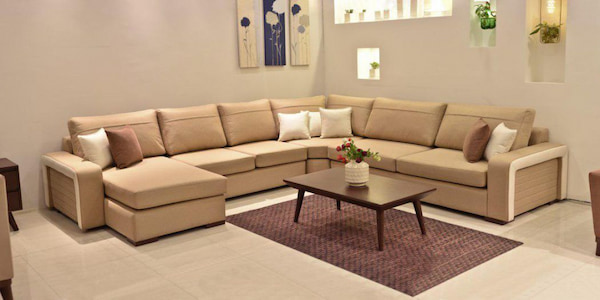 تصویر 1 از مبلمان راحتی ال با کیفیت بالا و ارگونومی عالی