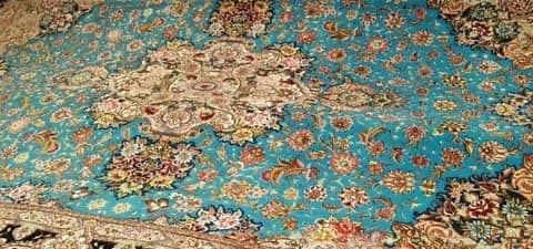 فرش ابریشمی دستبافت + در تنوع بالا