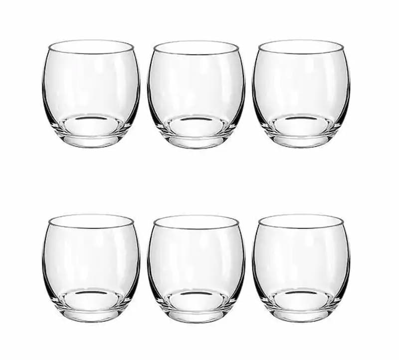 لیوان کریستالی بدون رنگ و شفاف