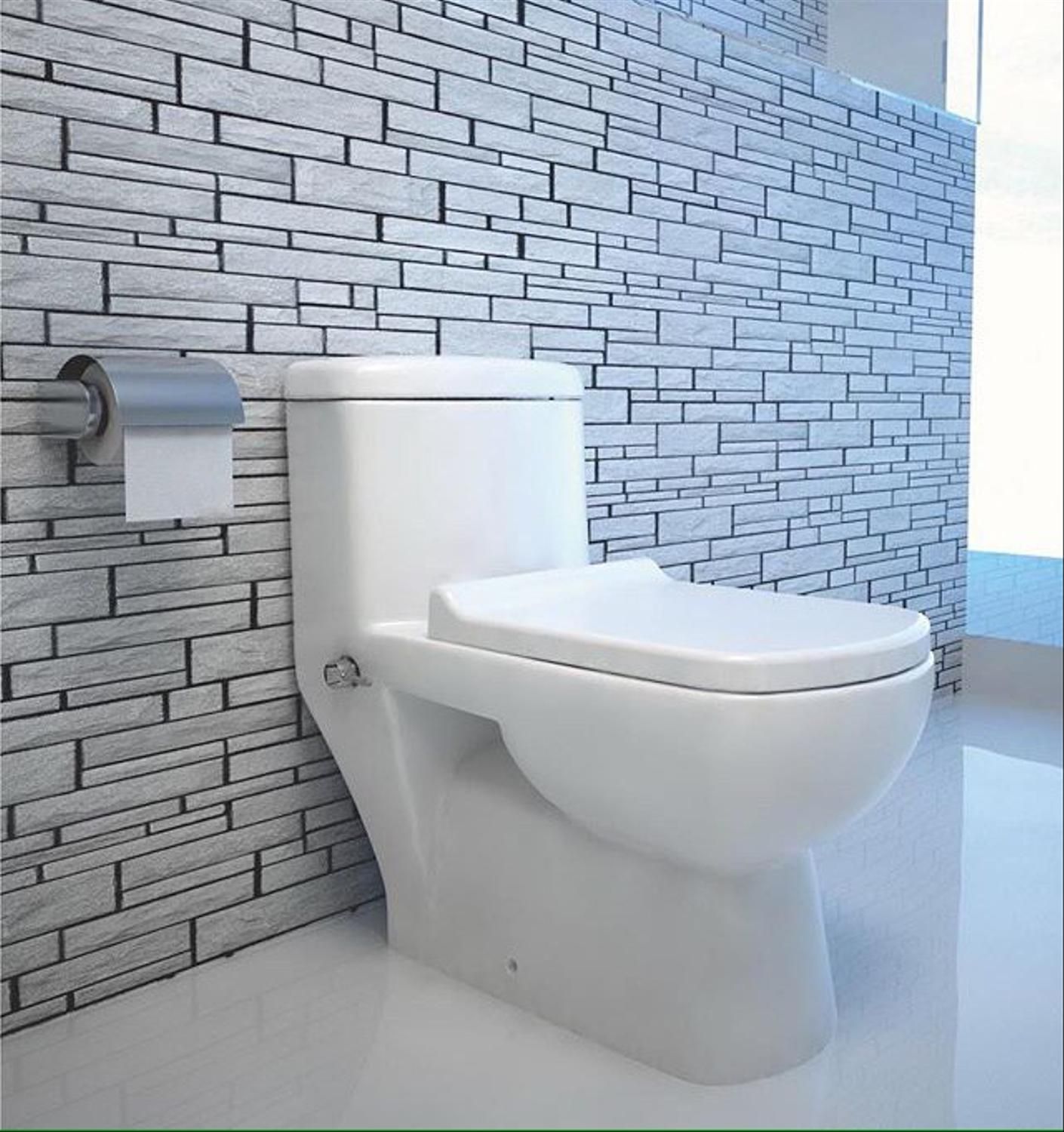 توالت فرنگی سرامیکی با لعاب نانو آنتی باکتریال