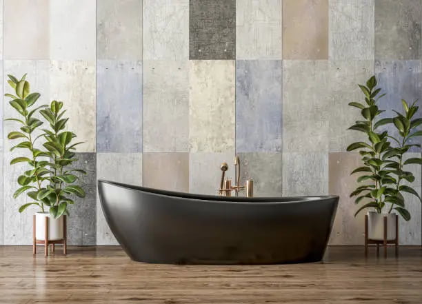 تصویر 2 از دیوار پوش چسبی ضد آب حمام با طرح زیبا و کاربردی