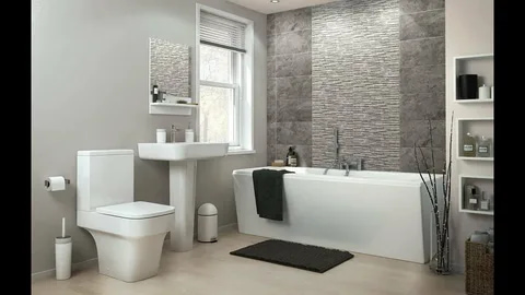 تصویر 3 از دیوار پوش چسبی سرویس بهداشتی با مقاومت بالا در برابر آب