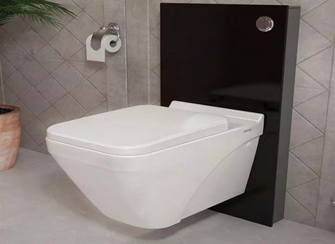 تصویر 1 از توالت فرنگی وال هنگ سرامیکی با سطح صاف و نظافت آسان