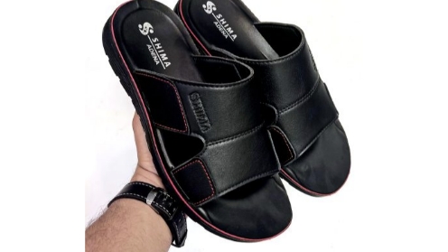 تصویر 1 از صندل مردانه چرمی با دوخت ظریف و استایل خاص تابستانی