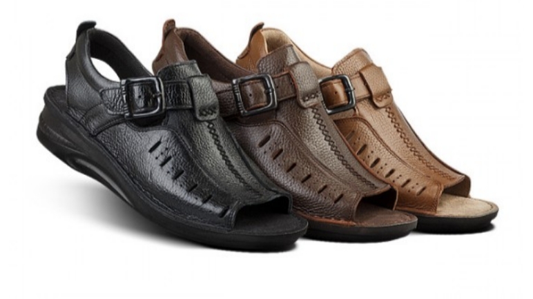 تصویر 1 از صندل مردانه طبی با کفی نرم و استاندارد برای پیاده‌ روی طولانی