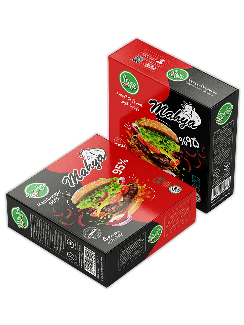 تصویر 1 از همبرگر ۴۰۰ گرمی مناسب گریل و سرخ کردن با تعداد بالا
