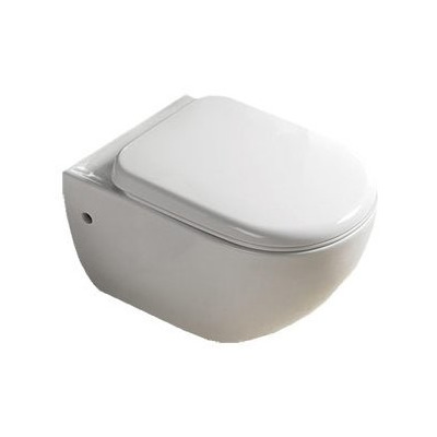 تصویر 5 از توالت فرنگی وال هنگ با درب آسانسور دار و سطح لعاب براق