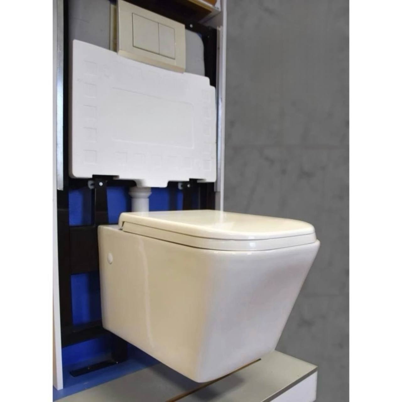 تصویر 5 از توالت فرنگی دیواری وال هنگ با کارکرد فلاش دو زمانه اقتصادی