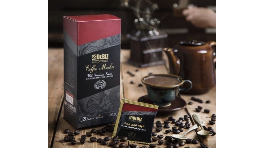 قهوه گانودرما لاغری دکتر بیز با عصاره طبیعی قارچ گانودرما