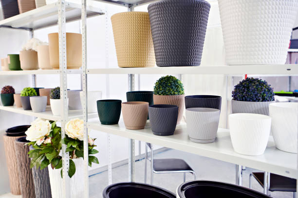 گلدان پلاستیکی طرح سایز متنوع هر نوع گیاه آپارتمانی