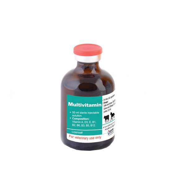 مولتی ویتامین دامی تزریقی + افزایش رشد و سلامت دام