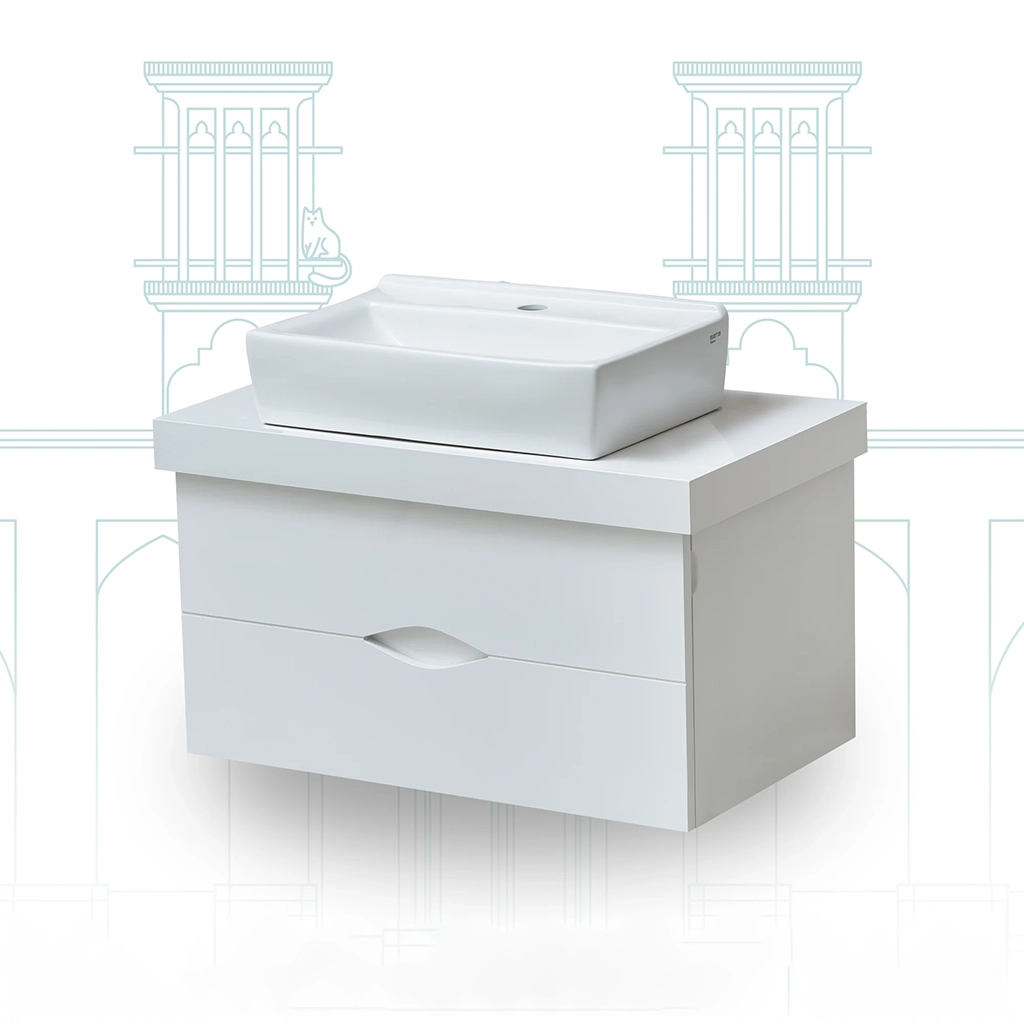 تصویر 1 از روشویی رو کابینتی مدل آترینا با کیفیت ساخت بسیار بالا