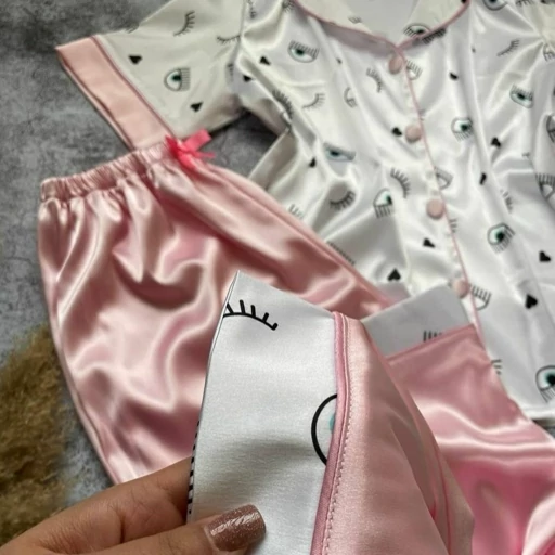 تصویر 2 از بلوز وشلوار ساتن زنانه مغزی دوزی شده