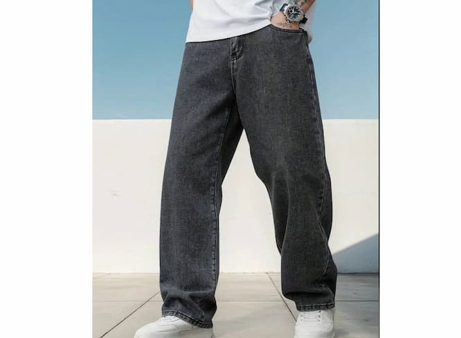 شلوار جین بگ مردانه + سبک خیابانی