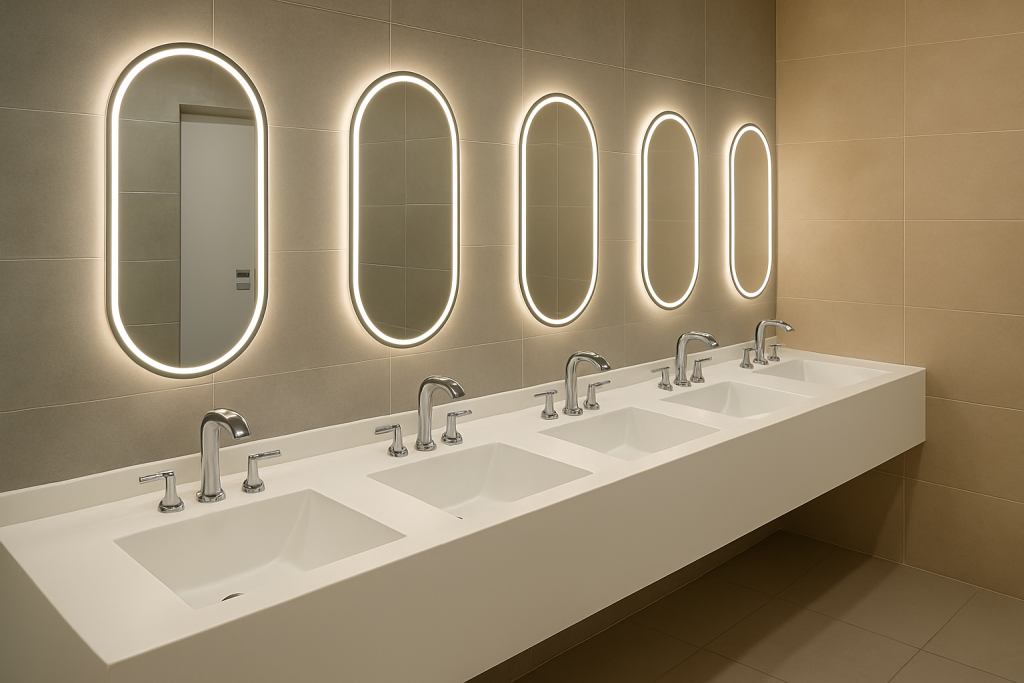 تصویر 4 از روشویی کابینتی بزرگ با صفحه رویی کورین سنگی