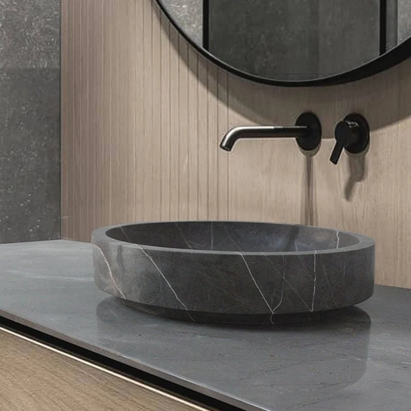 تصویر 5 از روشویی سنگی لاکچری مناسب دکوراسیون های خاص