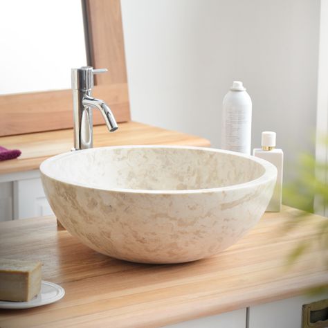 تصویر 5 از کاسه های روشویی سنگی گرد با ظاهری منحصر به فرد