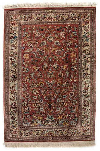 تصویر 1 از بهترین فرش دستباف کرمان قلم با نقشی زیبا و چشمگیر